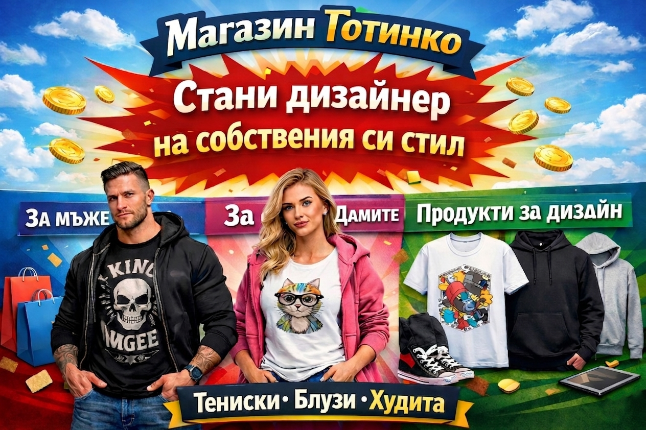 Създай своят стил в магазин Готинко - Магазин Готинко