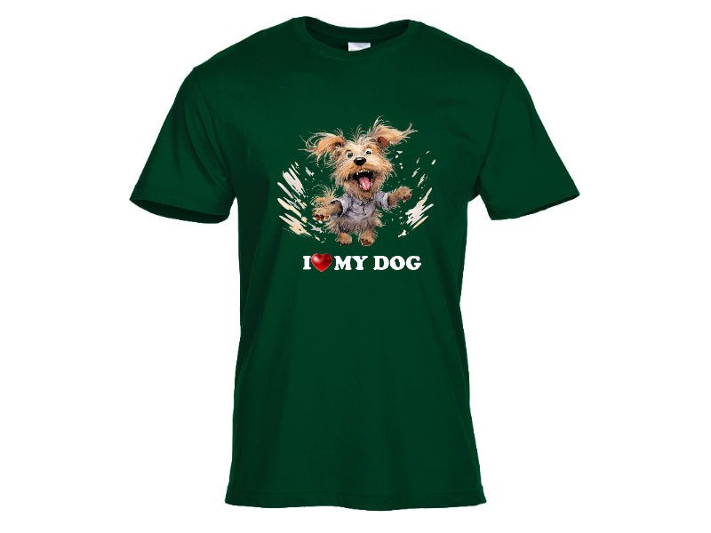 Тениска I love my dog - Магазин ГотинкоТениска I love my dogМъжки тенискиМагазин Готинко