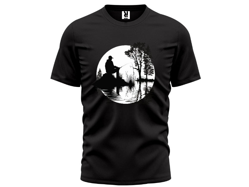Тениска Black and White Silhouette - Магазин ГотинкоТениска Black and White SilhouetteМъжки тенискиМагазин Готинко
