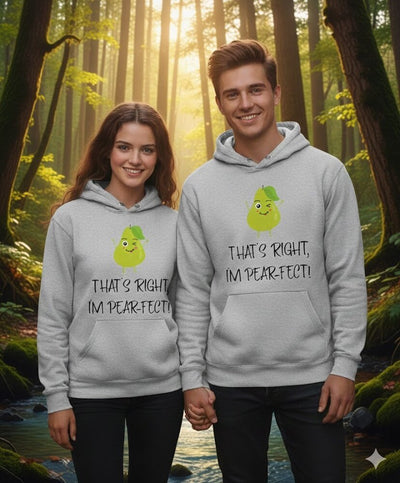 Унисекс Худи с Качулка  I Am Pear - fect - Магазин ГотинкоУнисекс Худи с Качулка  I Am Pear - fectМъжки худитаМагазин Готинко