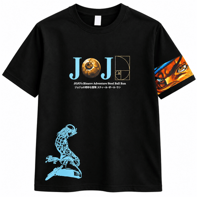 Тениска Jojo's Bizzare Adventure SBR - Магазин ГотинкоТениска Jojo's Bizzare Adventure SBRМъжки тенискиМагазин Готинко