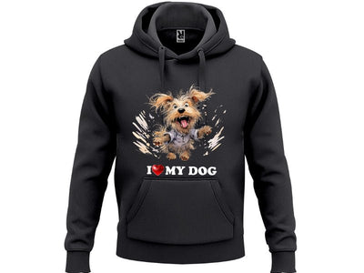 Худи I Love My Dog - Магазин ГотинкоХуди I Love My DogМъжки худитаМагазин Готинко