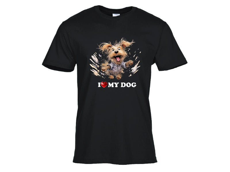 Тениска I love my dog - Магазин ГотинкоТениска I love my dogМъжки тенискиМагазин Готинко
