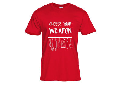 Тениска Choose Your Weapon - Магазин ГотинкоТениска Choose Your WeaponМъжки тенискиМагазин Готинко