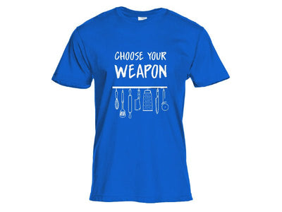 Тениска Choose Your Weapon - Магазин ГотинкоТениска Choose Your WeaponМъжки тенискиМагазин Готинко