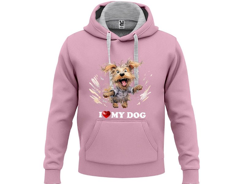 Худи I Love My Dog - Магазин ГотинкоХуди I Love My DogМъжки худитаМагазин Готинко