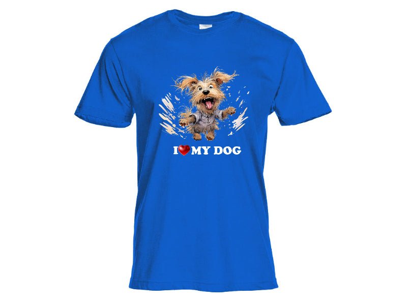 Тениска I love my dog - Магазин ГотинкоТениска I love my dogМъжки тенискиМагазин Готинко