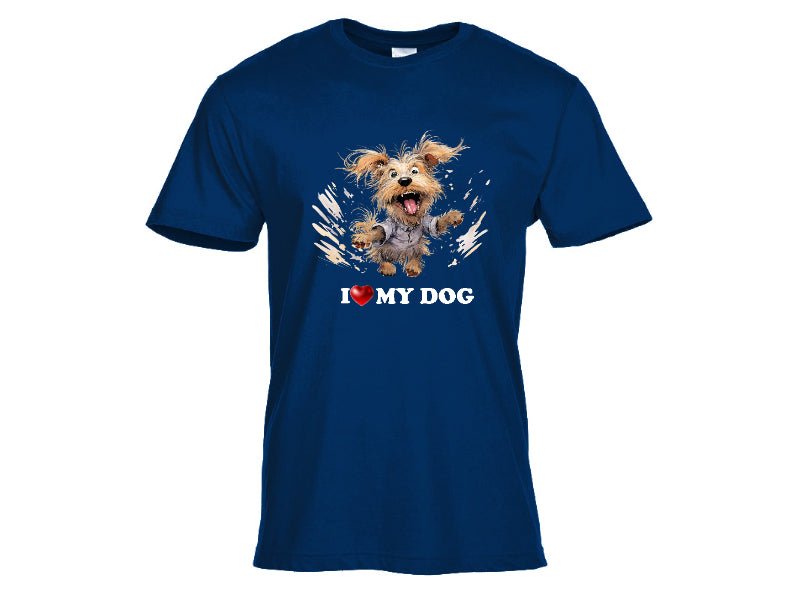 Тениска I love my dog - Магазин ГотинкоТениска I love my dogМъжки тенискиМагазин Готинко